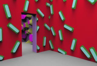 Nicolas GUIET, sxzdzxerfrvz, 2019, simulation, Production Labanque, courtesy galerie Jean Fournier 